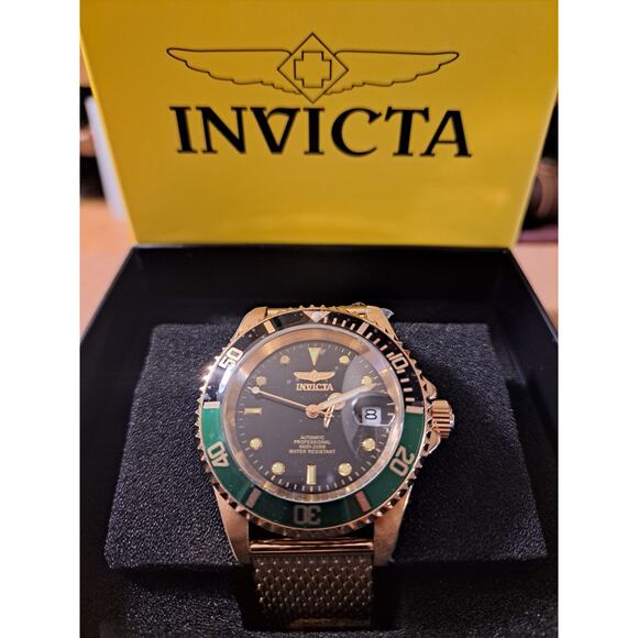 INVICTA Pro Diver Apex Automatic Men's Watch 40mm Steel Gold Tone 47723 - Picture 1 of 6